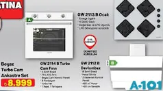 BEYAZ TURBO CAM ANKASTRE SET fiyat ve kampanya bilgisi